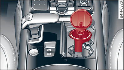 Centre console: Front ashtray